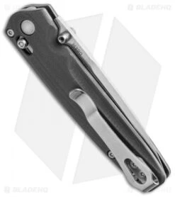 Benchmade Valet AXIS Lock Knife Gray G-10 (2.96" Satin Serr) 485S -Benchmade benchmade valet 485s side cm