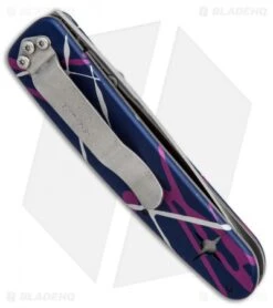 Rare Benchmade 855-01 Liner Lock Knife Color Trails (2.9" Satin) 8 Rare Benchmade 855-01 Liner Lock Knife Color Trails (2.9" Satin) -Benchmade rare benchmade 855 01 color trails BHQ 37803 er side